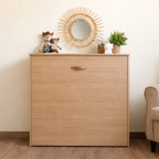 Cama Abatible 1 plaza Blanca