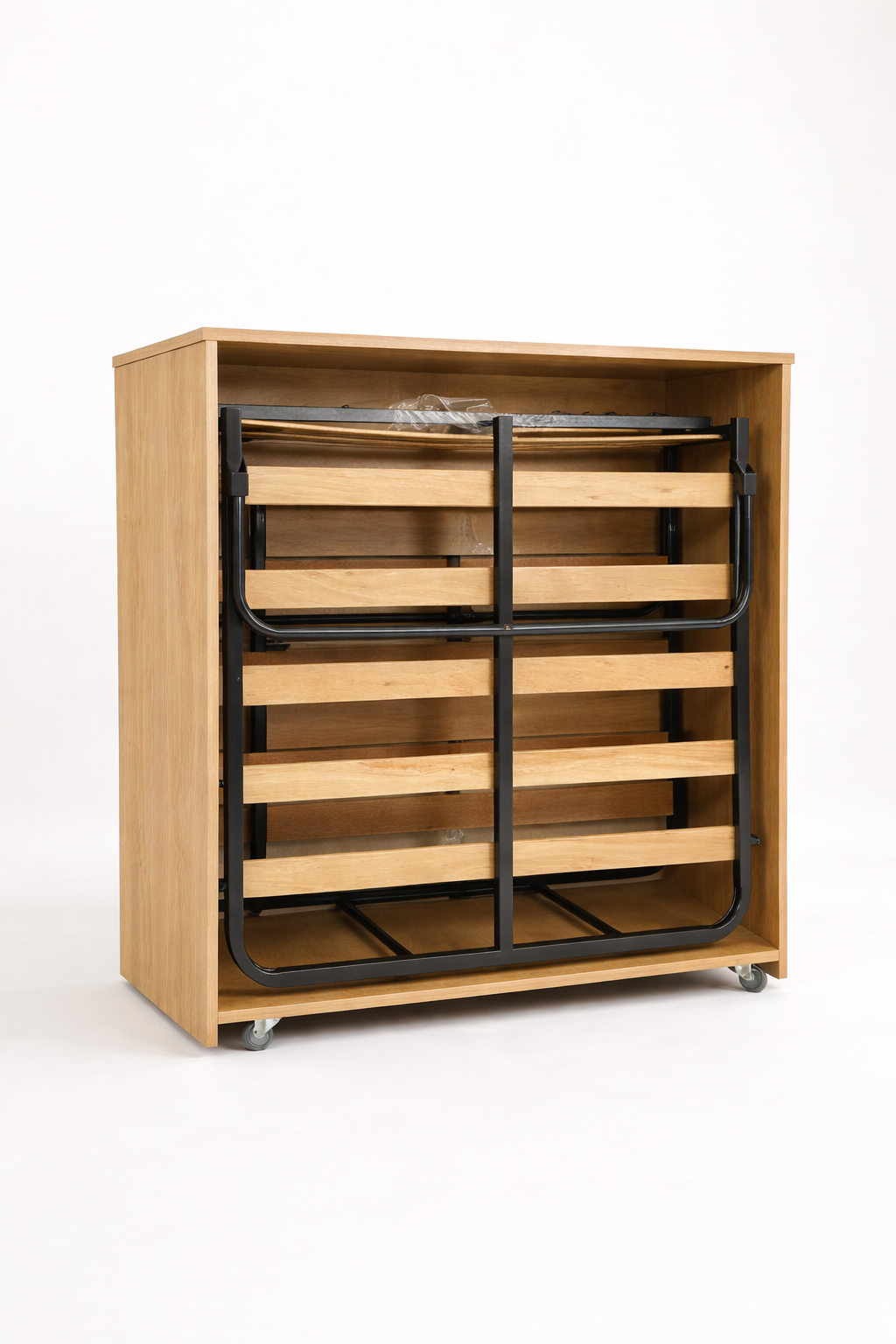 Cama Abatible 1 plaza Roble Merida